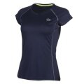 Dunlop Tennis-Shirt Club Line Crew navy Damen