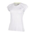 Dunlop Tennis-Shirt Club Line Crew weiss Damen