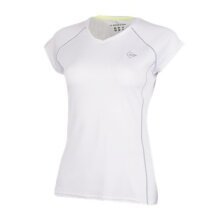 Dunlop Tennis-Shirt Club Line Crew weiss Damen