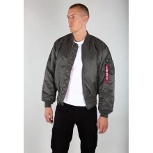 Alpha Industries Fliegerjacke MA-1 (Übergangs-Wendejacke) grau Herren