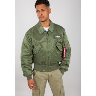 Alpha Industries Fliegerjacke CWU 45 sagegrün Herren