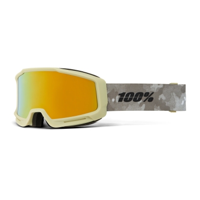 100% Skibrille Okan HiPER Gold Mirror Lens grau - 1 Brille