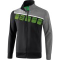 Erima Trainingsjacke 5C (Präsentation) schwarz/grau Herren