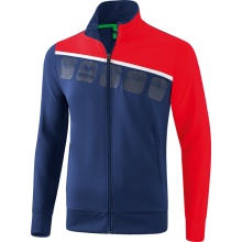 Erima Trainingsjacke 5C navy/rot Kinder