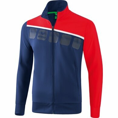 Erima Trainingsjacke 5C navyblau/rot Herren