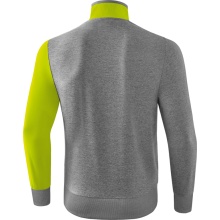 Erima Trainingsjacke 5C grau/lime/schwarz Herren