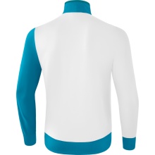 Erima Trainingsjacke 5C weiss/hellblau Kinder