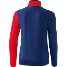 Erima Trainingsjacke 5C (elastisch, feuchtigkeitsregulierend) navyblau/rot Damen