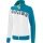 Erima Trainingsjacke 5C (elastisch, feuchtigkeitsregulierend) weiss/hellblau Damen