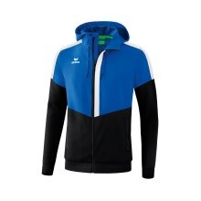 Erima Trainingsjacke Squad Tracktop Jacke mit Kapuze royal/schwarz/weiss Herren