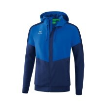 Erima Trainingsjacke Squad Tracktop Jacke mit Kapuze royalblau/navy Herren