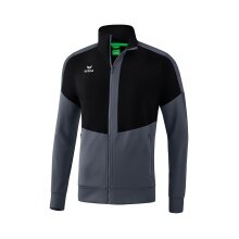 Erima Trainingsjacke Squad Worker schwarz/grau Kinder