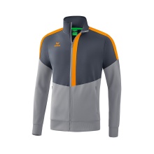 Erima Trainingsjacke Squad Worker grau/orange Herren