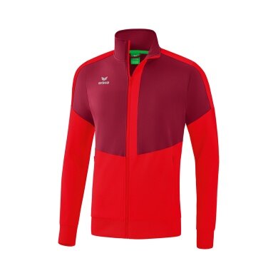 Erima Trainingsjacke Squad Worker bordeaux/rot Kinder