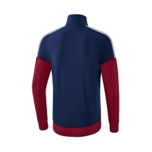 Erima Trainingsjacke Squad Worker navyblau/bordeaux Kinder