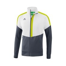 Erima Trainingsacke Squad Worker Full-Zip weiß/grau Herren