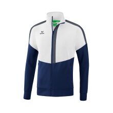 Erima Trainingsjacke Squad Worker weiss/navyblau Kinder