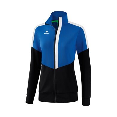 Erima Trainingsjacke Squad Worker royalblau/schwarz Damen