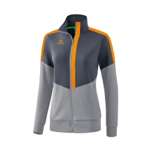 Erima Trainingsjacke Squad Worker grau/orange Damen