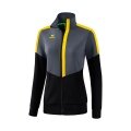 Erima Trainingsjacke Squad Worker schwarz/grau/gelb Damen