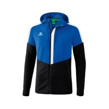 Erima Trainingsjacke Squad mit Kapuze royal/schwarz/weiss Herren