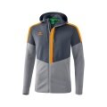 Erima Trainingsjacke Squad mit Kapuze grau/orange Herren