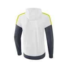 Erima Trainingsjacke Squad mit Kapuze weiss/grau/lime Herren