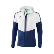 Erima Trainingsjacke Squad mit Kapuze weiss/navy/grau Herren