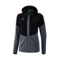 Erima Trainingsjacke Squad schwarz/grau Damen