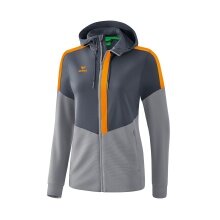 Erima Trainingsjacke Squad grau/orange Damen