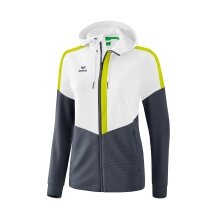 Erima Trainingsjacke Squad weiss/grau/lime Damen