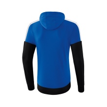 Erima Kapuzenpullover Hoodie Squad (Cotton Touch) royalblau/schwarz/weiss Herren