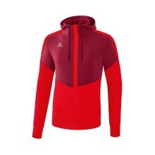 Erima Kapuzenpullover Hoodie Squad (Cotton Touch) bordeaux/rot Herren