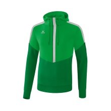 Erima Kapuzenpullover Hoodie Squad (Cotton Touch) grün/smaragd/grau Kinder