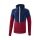 Erima Kapuzenpullover Hoodie Squad (Cotton Touch) navyblau/bordeauxrot Herren