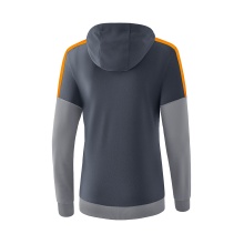 Erima Hoodie Squad 2020 grau/orange Damen