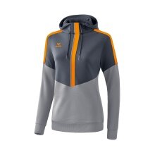 Erima Hoodie Squad 2020 grau/orange Damen