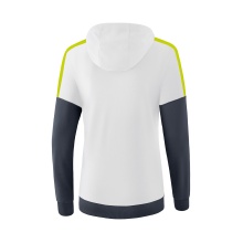 Erima Hoodie Squad weiß/grau/lime Damen