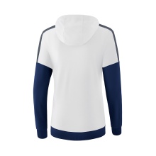 Erima Hoodie Squad weiss/navyblau Damen