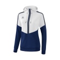 Erima Hoodie Squad weiss/navyblau Damen