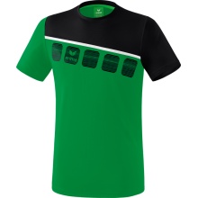 Erima Sport-Tshirt 5C (100% Polyester) grün/schwarz Herren