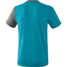 Erima Sport-Tshirt 5C (100% Polyester) blau/grau Herren