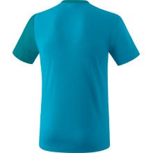 Erima Sport-Tshirt 5C (100% Polyester) blau/hellblau Herren