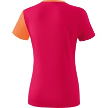 Erima Sport-Shirt 5C (100% Polyester) rosa/peach Damen