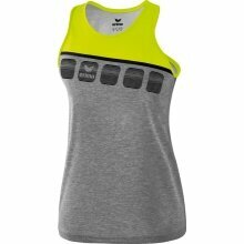 Erima Sport-Tank 5C grau grau/limegrün Damen