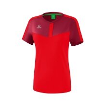 Erima Sport-Shirt Squad #20 bordeaux/rot Damen