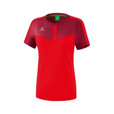 Erima Sport-Shirt Squad #20 bordeaux/rot Damen