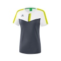 Erima Sport-Shirt Squad #20 weiss/grau/lime Damen