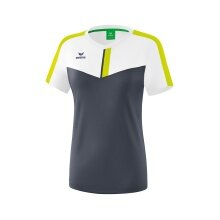 Erima Sport-Shirt Squad #20 weiss/grau/lime Damen