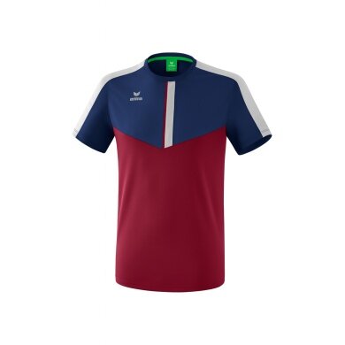 Erima Sport-Tshirt Squad new navy/bordeaux/grau Herren